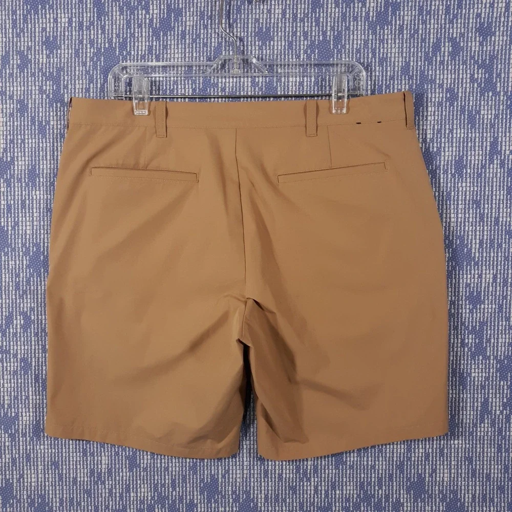 J.CREW Shorts Mens 36 x 9 Chino Flat Front Tan Lightweight